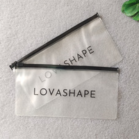 Kundenspezifische Kosmetikverpackungen Plastiktüten mit Logos, PVC-Klarsichtbeutel für Schmuck, kleine Reißverschlusstasche für Stifte, Brillen, Kosmetik