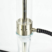 LOGO CUSTOM Botol Es Aluminium Alloy, Gelas Hookah, Jug Buah, Jug Es Batu, Pipa Air Kaca untuk Shisha Hookah
