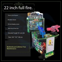 Machine de tir d'arcade à monnayeur pour 2 joueurs, simulateur de tir de carnaval en plastique pour centres de jeux