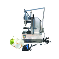 Dikte-instelbare kokosnootschiller fruitenschilmachine verse groene jonge kokosnoot