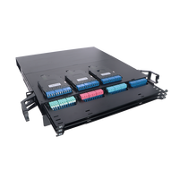 Boîtier de cassette modulaire Splice LC Pigtail 12F, boîtier de raccordement LC Nap UPC SM OM3 OM4, module d'équipement optique à fibre IDC, cassette MPO