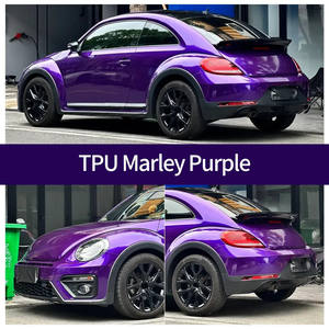 Rouleau de <span class=keywords><strong>film</strong></span> de protection de peinture (PPF) en TPU <span class=keywords><strong>Marley</strong></span> Purple, finition brillante auto-réparatrice anti-rayures, garantie 5 ans - Product Image 2
