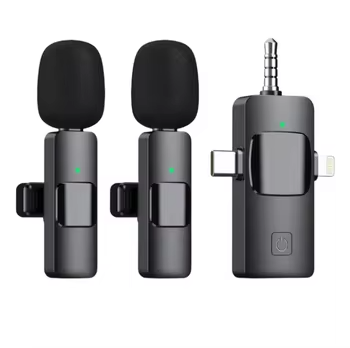 Microfono nero K15 1 + 2