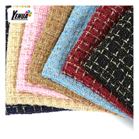 Precio bajo Entrega rápida Patrones diversos Tela de lana de tela de tweed para traje y abrigo de otoño e invierno