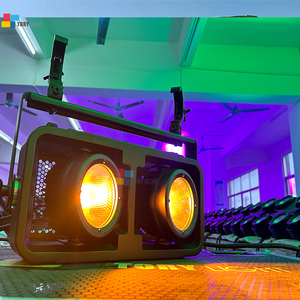 ไฟเวทีดีเจ2ตาขนาดเล็ก RGBW LED DMX Ip65ขยับได้ไฟเวที DJ สั่นได้600W กันน้ำ - Product Image 5