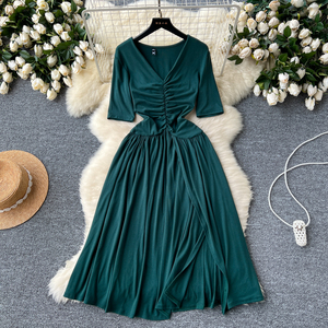 <span class=keywords><strong>Nuevo</strong></span> Vestido de Moda con Encaje Dulce y Bordado en la Cintura para Mujer, Sensación Única, Delgado, Elegante, Rejuvenecedor, Estilo Primera Amor - Product Image 2