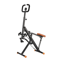 Máquina de Montar a Caballo Plegable para Ejercicios de Abdominales, Cadera y Piernas, Equipo de Gimnasio en Casa