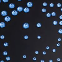 Perles de strass à coudre en résine époxy saphir clair de 5 mm, à dos plat et trou central, pour la fabrication de bijoux, boutons de manchette, porte-clés et projets DIY