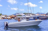Nouveau Modèle Bateau de Pêche Professionnel Sportif Rapide à Console Centrale de 32 Pieds en Fibre de Verre
