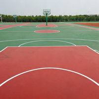 Revêtement de terrain de basket-ball Runsure anti-UV et résistant aux intempéries pour arènes extérieures – Matériau de qualité supérieure pour stades mondiaux, prêt à l'emploi, haute durabilité