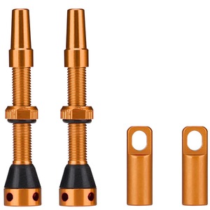Válvula de Neumático CNC de 40 mm de Acero Inoxidable para Bicicleta, Repuesto para Reparación de Neumáticos Sin Cámara, con Tapas - Product Image 2