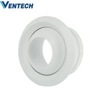 Système HVAC bec de boule réglable en aluminium alimentation en Air diffuseur de buse de Jet de boule monté au mur