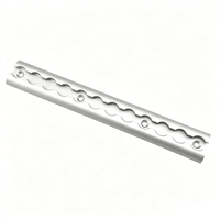 Profilé en U à fentes en alliage d'aluminium série 6000, système de fixation pour remorque, rail de fixation en L en aluminium pour avion, fourni par l'usine