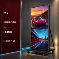 Layar LED Fleksibel Silinder P2.5 Modul Lunak Lipat 4K HDR10 Dinding Video Dalam Ruangan CMS Berbasis Cloud RDM Garansi 2 Tahun