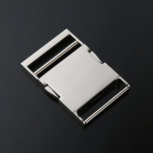 Hebilla deslizante de aleación de metal ajustable para bolsos, mochilas, arneses para mascotas, accesorios duraderos para bolsos plateados y negros Q178 - Product Image 3