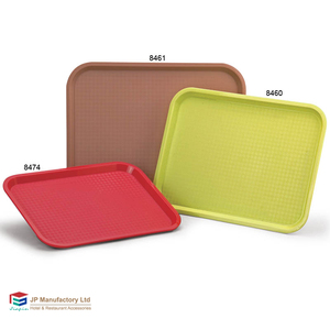 Restaurant Hamburger Cake Recyclable Commercial Grade <strong>Plastic</strong> Fast Food Tray Hotel Kitchen <strong>Rectangular</strong> PP Foodservice Trays - Product Image 6
