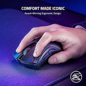 Nuevo <span class=keywords><strong>Razer</strong></span> <span class=keywords><strong>DeathAdder</strong></span> <span class=keywords><strong>V2</strong></span> X HyperSpeed Inalámbrico Ultrarrápido, 235 Horas de Duración de Batería, 7 Botones Programables, Sensor Óptico 5G de 14K DPI - Product Image 4