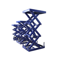 Plateforme élévatrice à ciseaux UNW Mini 2m 3m 4m avec élévateur hydraulique électrique