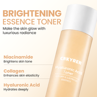 Tonique à l'acide hyaluronique organique pour la peau anti-âge éclaircissant les pores minimisant le pH équilibrant l'humidité profonde Toner organique pour le visage