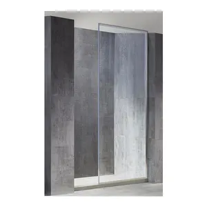 walk in bathroom shower enclosure aluminum profile tempered glass shower door