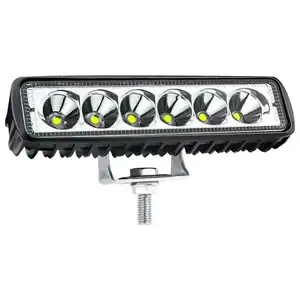 Fabrika fiyat 6 inç Driving sürüş ışık Offroad LED çalışma ışığı evrensel araba 4WD led kirişler iş lambası şeridi spot projektör