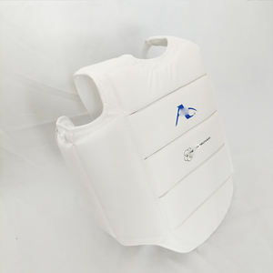 Großhandel WKF Approved PU Foam <span class=keywords><strong>Karate</strong></span> Brust schutz Hochs chutz ausrüstung für Kinder Training & Wettbewerb Hot Sale - Product Image 1