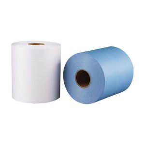 Produits de sécurité industrielle de haute qualité professionnels, distributeurs de rouleaux d'essuyage bleus pour le nettoyage du papier, du tissu, du verre, lingettes industrielles - Product Image 5