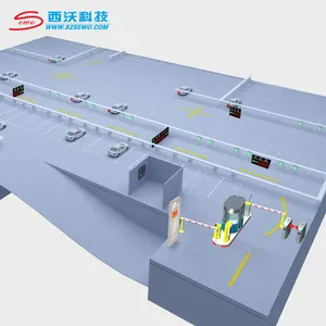 SEWO-sistema de guía de bloqueo de estacionamiento ultrasónico inteligente, aplicación móvil, GPS, Control remoto, lote de coches