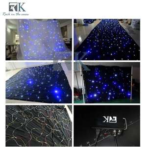 Cortina de Luces LED RK de Montaje Rápido, Portátil, de 6-10 pies, con Control Eléctrico y Kits de Tubos de Aluminio para Bodas y Eventos - Product Image 3