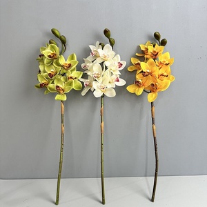 Fleurs d'orchidées artificielles en Latex Whelan Real Touch de haute qualité pour la décoration de vase - Product Image 5