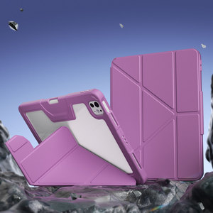 Kenke 2025 nuovo Origami di alta qualità tramonto viola Slot <span class=keywords><strong>per</strong></span> <span class=keywords><strong>penna</strong></span> destra Auto Sleep Wake <span class=keywords><strong>iPad</strong></span> custodia con fibbia <span class=keywords><strong>per</strong></span> <span class=keywords><strong>iPad</strong></span> 7 13 pollici - Product Image 2