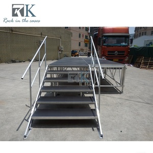 Adjustable Height Stage Platform Stands Durable Aluminum <b>Frame</b> Stage - Product Image 6