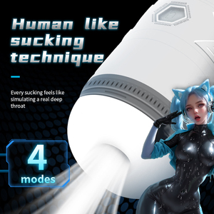 Copa masturbadora masculina automática <span class=keywords><strong>2</strong></span> en 1 con 4 succión 6 máquina de masturbación vibratoria juguetes sexuales para hombres - Product Image 4