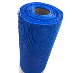 Blue Fiberglass Mesh 36 in x 150 ft 2 OZ 2x2mm hole for California market construction use