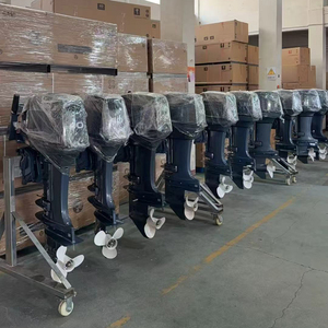 Moteur hors-bord <span class=keywords><strong>OCEAN</strong></span> POWER 6 CV 102 CC, 2 temps, pour bateau de pêche, système de refroidissement par eau avec commande par timon et cordon d'arrêt - Product Image 6