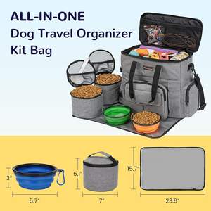 Free sample Dog <b>Travel</b> <b>Bag</b> 6 Set Airline Approved,<b>Weekend</b> Dog <b>Bags</b> for Traveling with Multiple Pockets - Product Image 5
