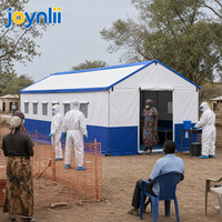 Tente de construction temporaire en alliage d'aluminium pour le stockage médical d'urgence et les projets humanitaires