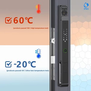 Ttlock Wifi cửa thông minh khóa với Palm tĩnh mạch 3D Nhận dạng khuôn mặt máy ảnh vân tay ứng dụng từ xa cuộc gọi video IP65 Hợp kim nhôm - Product Image 4