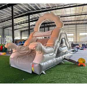 <span class=keywords><strong>Mini</strong></span> maison de rebond blanche aufblasbare ballon rutsche petit <span class=keywords><strong>toboggan</strong></span> de jardin <span class=keywords><strong>toboggan</strong></span> de fête pour enfants pour piscine - Product Image 1