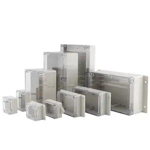 Caja de distribución para exteriores, Panel de Control eléctrico, caja de empalme impermeable de plástico, Abs IP65 66 67 Mcb