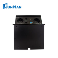 Enchufe Eléctrico Hidráulico Emergente para Mesa, Enchufe Empotrado Impermeable con Puerto USB, Enchufe para Reino Unido, Estados Unidos, Unión Europea y Australia para Muebles
