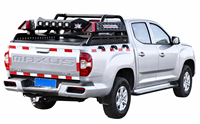 Barra Antivuelco de Acero al Carbono para Camioneta, Barra Deportiva con Marco Reforzado, Barra Antivuelco de Acero para Plataforma de Camioneta GMC Sierra 1500 2014-2026