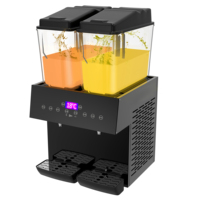 Distributeur de boissons chaudes et froides 32L, machine à jus de citron électrique avec robinet, écran tactile, presse-agrumes quantitatif