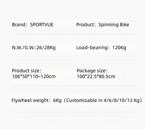 Vélo d'intérieur pour la remise en forme et la réduction de la graisse Vélo d'exercice Vélo d'intérieur pour la maison Équipement de remise en forme en gros - Product Image 6