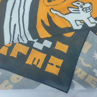 Bandana de sublimation par transfert de chaleur personnalisé-60% polyester 40% coton, graphiques d'été uniques.