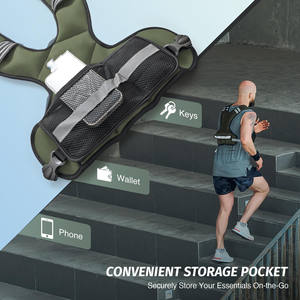 Chaleco con Peso Ajustable para Caza, Chaleco Táctico para Hombre, Pesca, Escalada, con Múltiples Bolsillos - Product Image 3