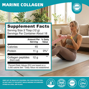 <span class=keywords><strong>Collagène</strong></span> <span class=keywords><strong>marin</strong></span> en <span class=keywords><strong>poudre</strong></span>, marque privée OEM, 227 g, avec vitamine C, acide hyaluronique, pour l'éclat de la peau et le soutien articulaire - Product Image 2