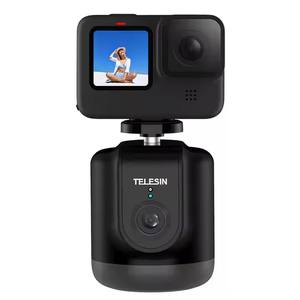Telesin Smart <span class=keywords><strong>Auto</strong></span> Face Tracker Control remoto inalámbrico 360 Pan Tilt recargable ABS salpicadero escritorio soporte para teléfono móvil - Product Image 1