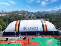Dôme d'air en PVC haute performance pour le basket-ball, le football, le tennis, l'entraînement sportif, quatre saisons autonettoyant, environnement sécurisé et sûr