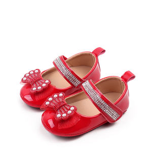 Chaussures pour bébé fille, charmantes, douces, avec strass, légères, élégantes, tendance, scintillantes, Mary Jane, nœud papillon, précieuses, chaussures de princesse - Product Image 5